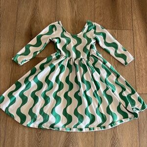 Alice + Ames Twirl Dress Green